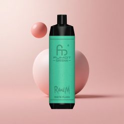 Бяла светкавица RandM Fumot Shisha 10000 Въздуха LED индикатор Bulgaria vape wholesale