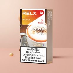 Лешниково лате RELX Pod Pro 2 600 пуфове 3% Никотин Bulgaria vape wholesale