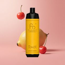 Лимон Череша RandM Fumot Шиша 10000 Въздуха LED Индикатор Bulgaria vape wholesale