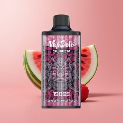 Малина Диня Vapsolo Super 15000 пуфове 40мл Bulgaria vape wholesale