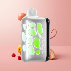 Праскова Малина Лимонада VOZOL RAVE 40000 270 градуса Вибрантично Светене Bulgaria vape wholesale