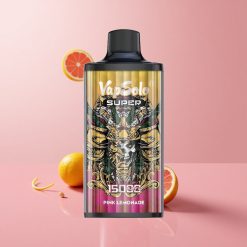 Розов лимонада Vapsolo Super 15000 пуфове Bulgaria vape wholesale