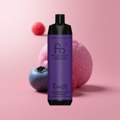 Синьо горска малина RandM Fumot Shisha 10000 Въздухоудари LED Bulgaria vape wholesale