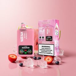 Смесени Ягоди_Диня Лед Razz Bar 40000 Въздухове Екран Bulgaria vape wholesale