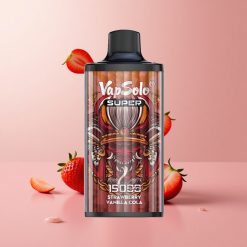 Ягода Ванила Кола Vapsolo Super 15000 пуфса Bulgaria vape wholesale