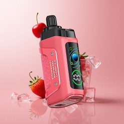 Ягода Череша Лед Razz Bar 45000 Въздушни Завивки Adjustable Airflow Bulgaria vape wholesale